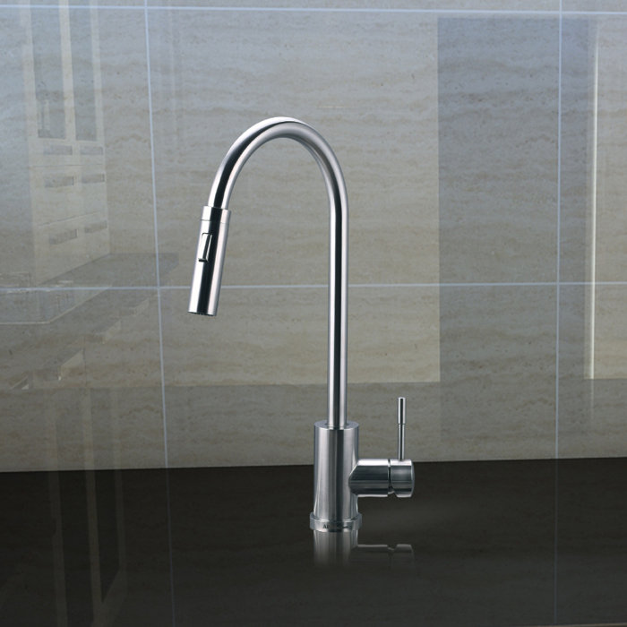 AFA Stainless Pull Down Kitchen Faucet Wayfair